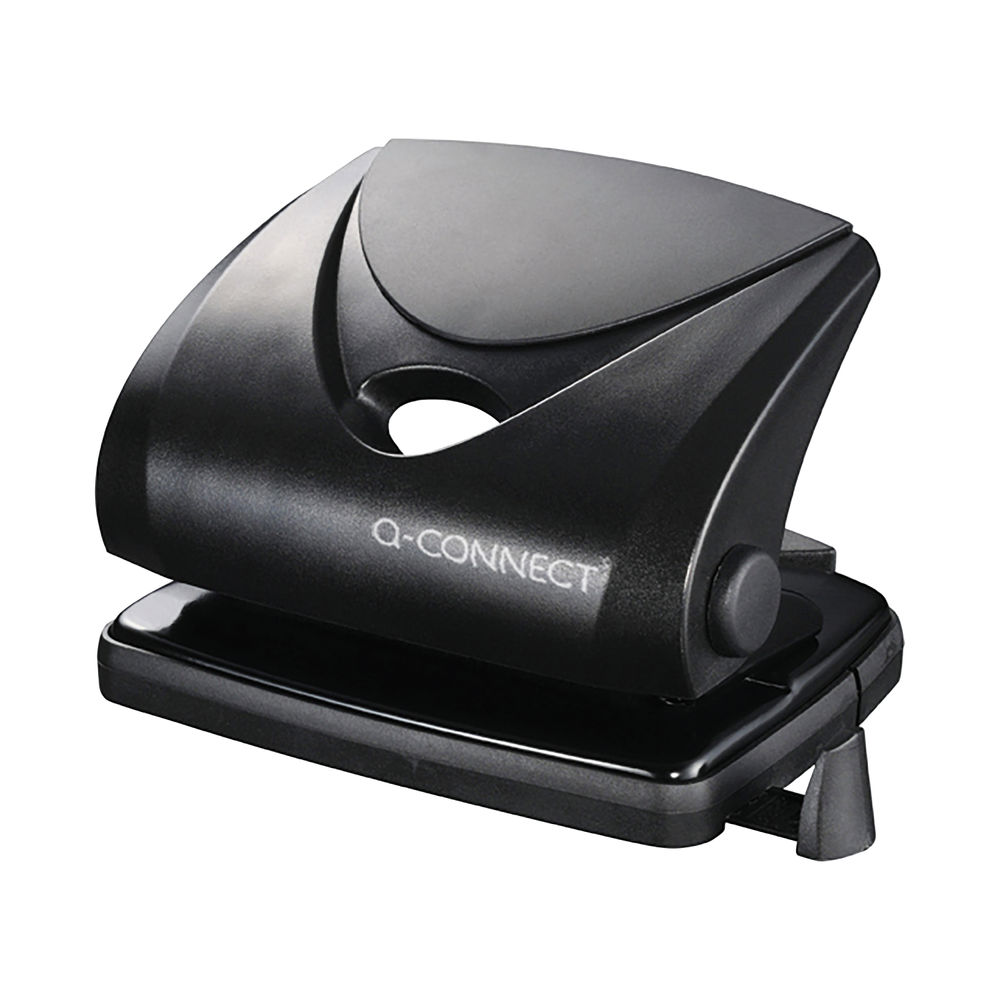 Q-Connect Medium Duty Hole Punch 20 Sheet Black 87