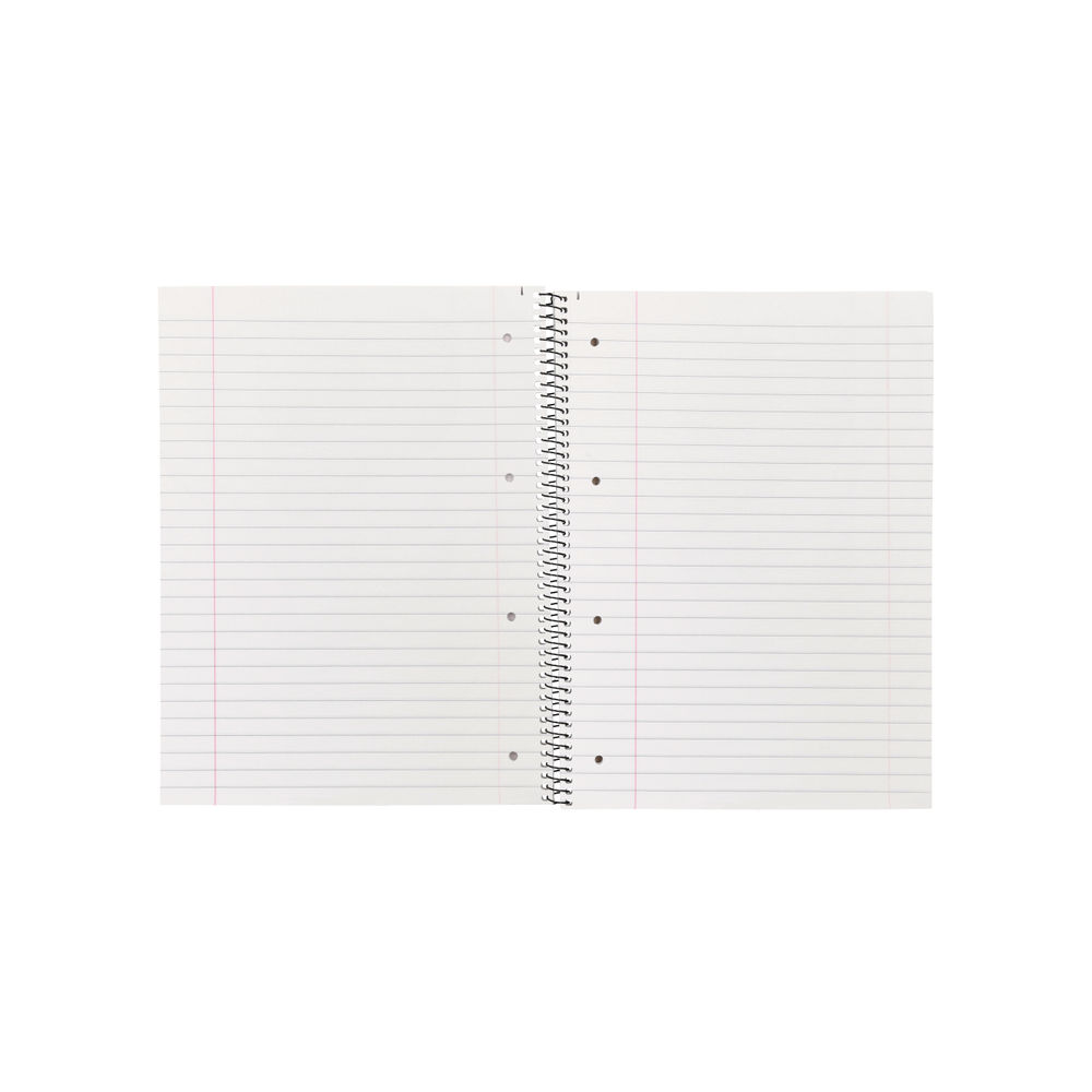 Q-Connect Ruled Margin Spiral Soft Cover Notebook 160 Pages A4 (Pack of 5)