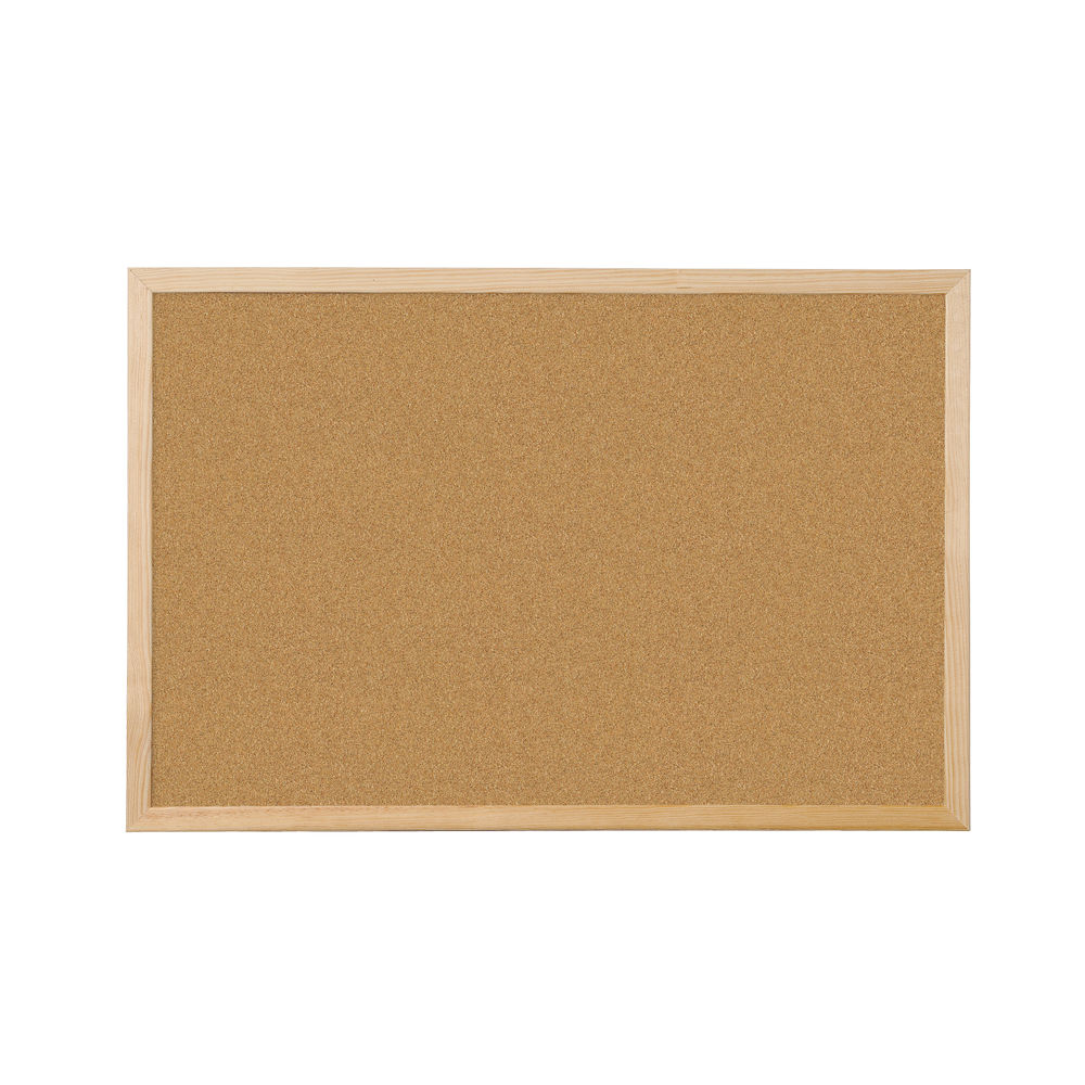 Q-Connect Lightweight Cork Noticeboard 400x600mm