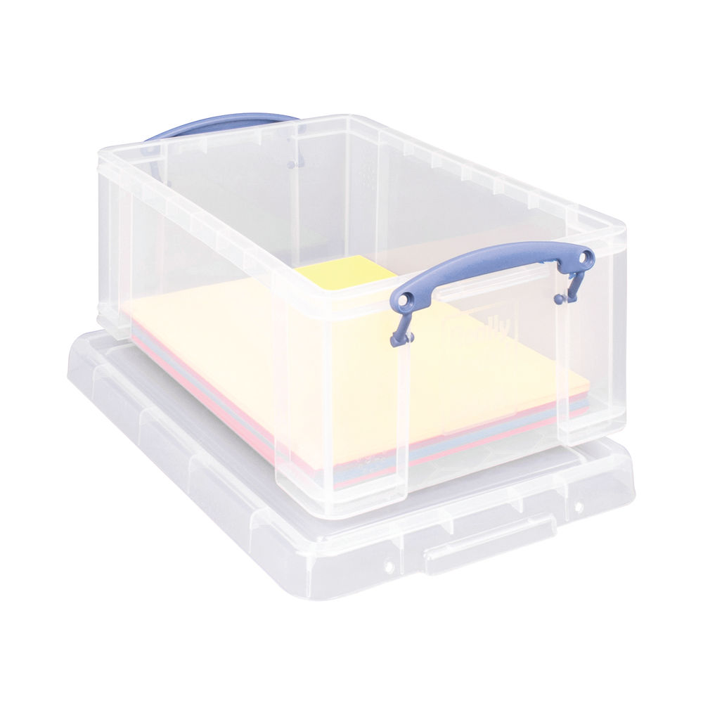 Really Useful 9L Clear Storage Box with Lid