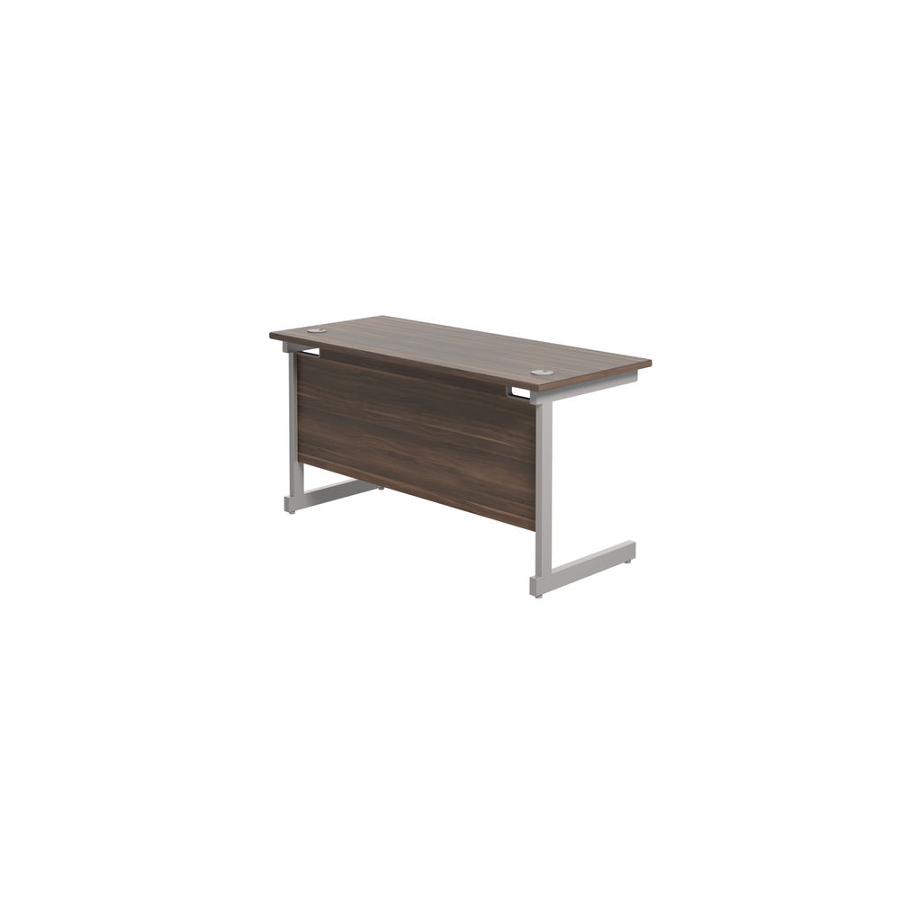 Jemini 1200x600mm White/White Single Rectangular Desk