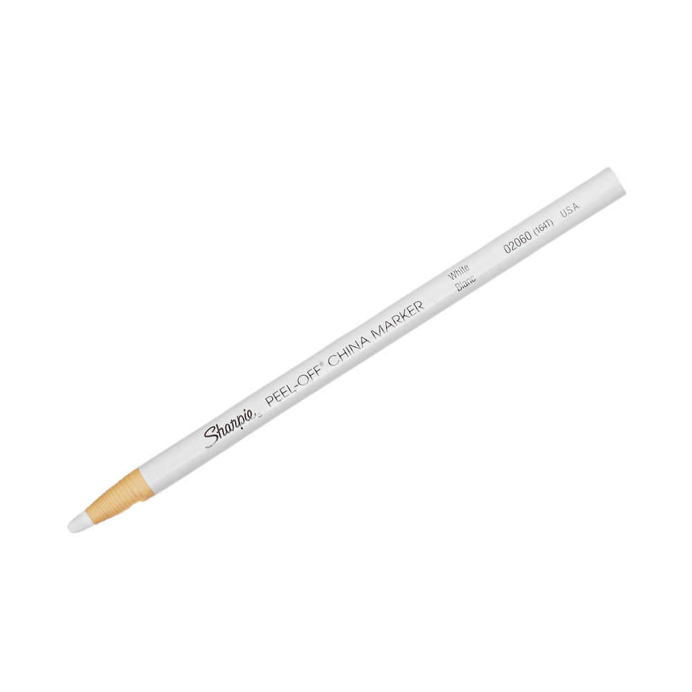 Sharpie White China Marker Pencils, Pack of 12 - S0305061