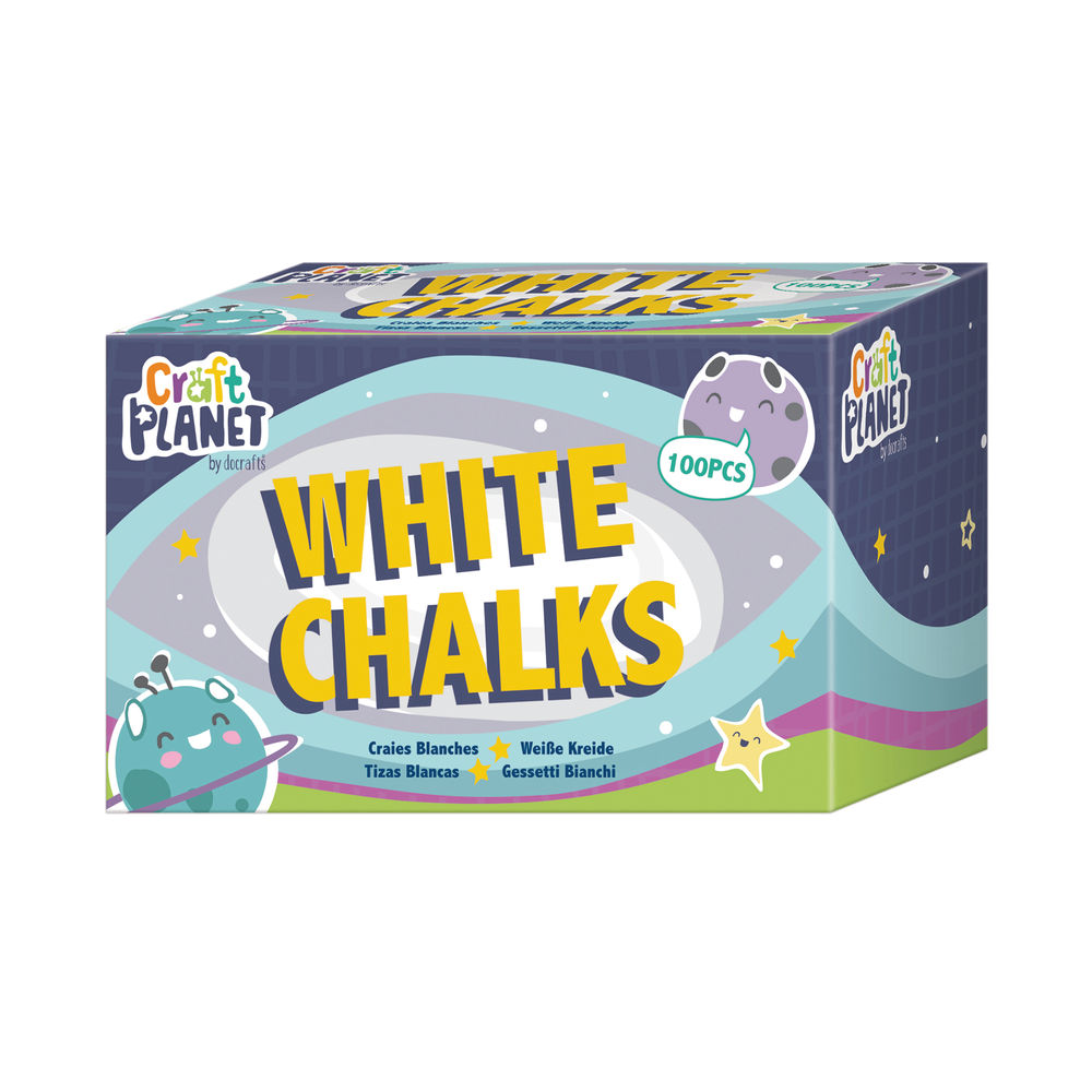 Study Time Chalk White (Pack of 100) EDU211