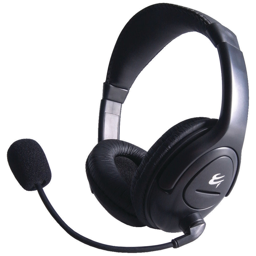 Computer Gear HP 512 Multimedia Stereo Headset With Boom Microphone 24-1512