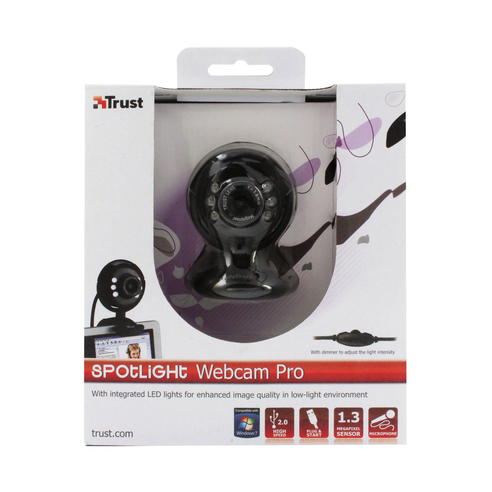 Trust Spotlight Webcam Pro Black 16428