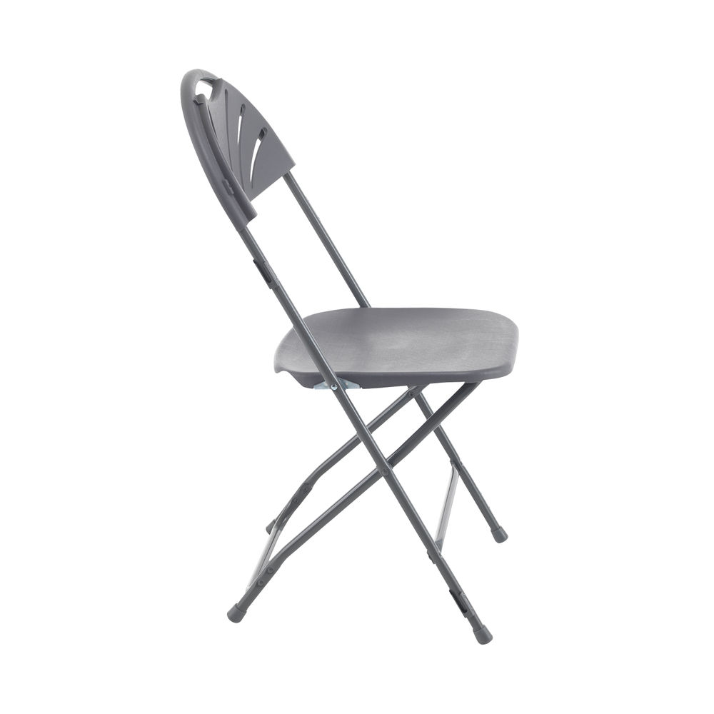 Titan 440mm Charcoal Folding Chair