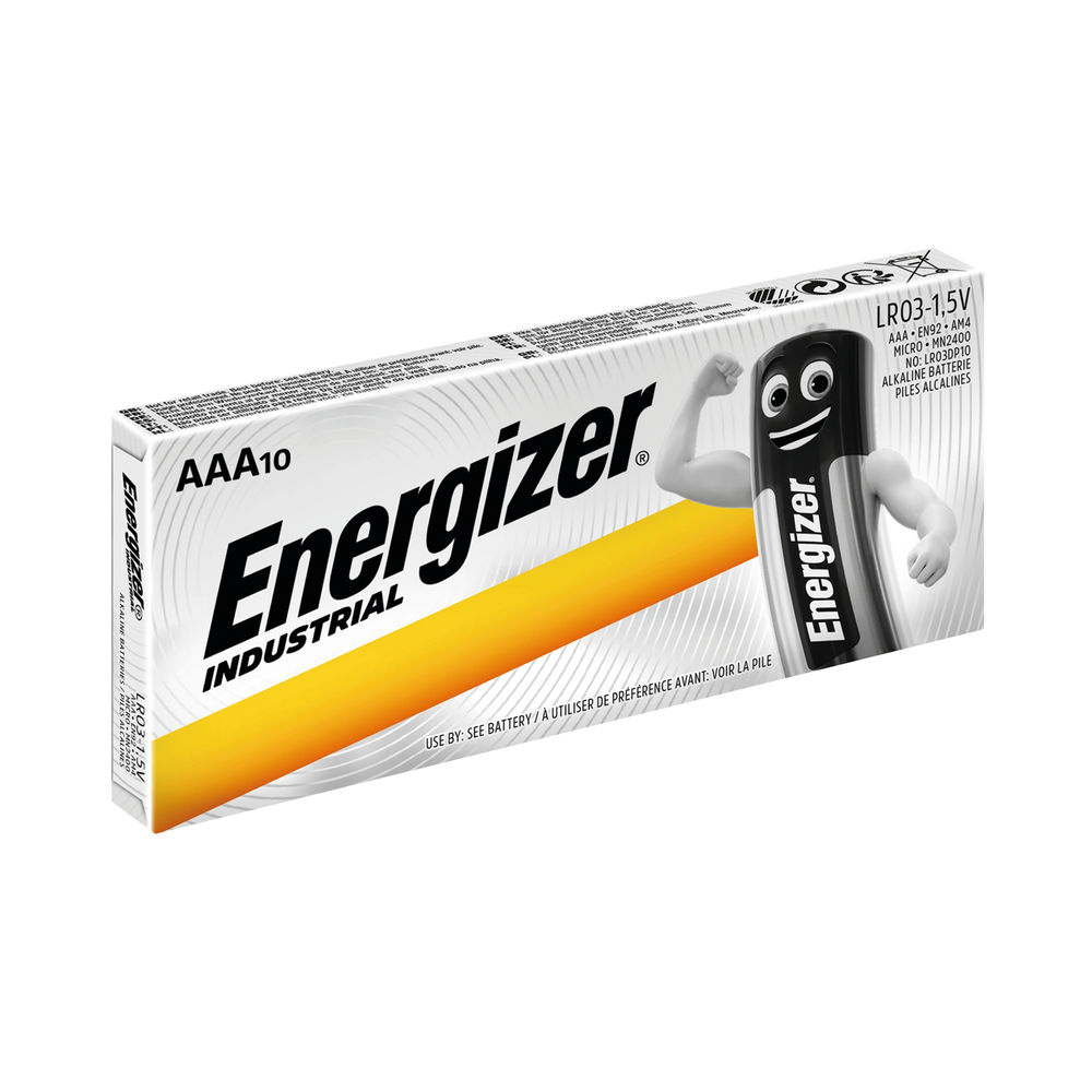 Energizer Industrial AAA Batteries (10 Pack) 636106