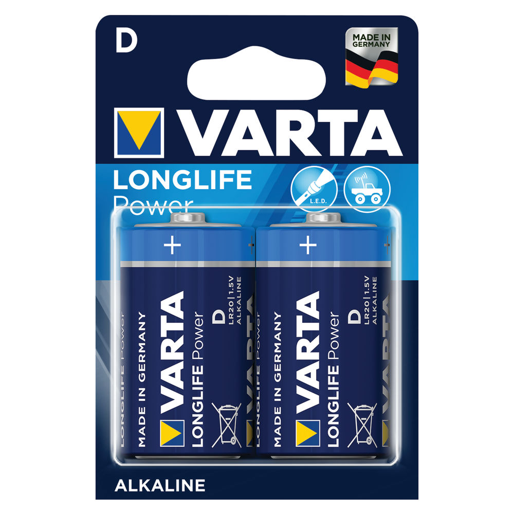 Varta D High Energy Battery Alkaline (Pack of 2) 4920121412