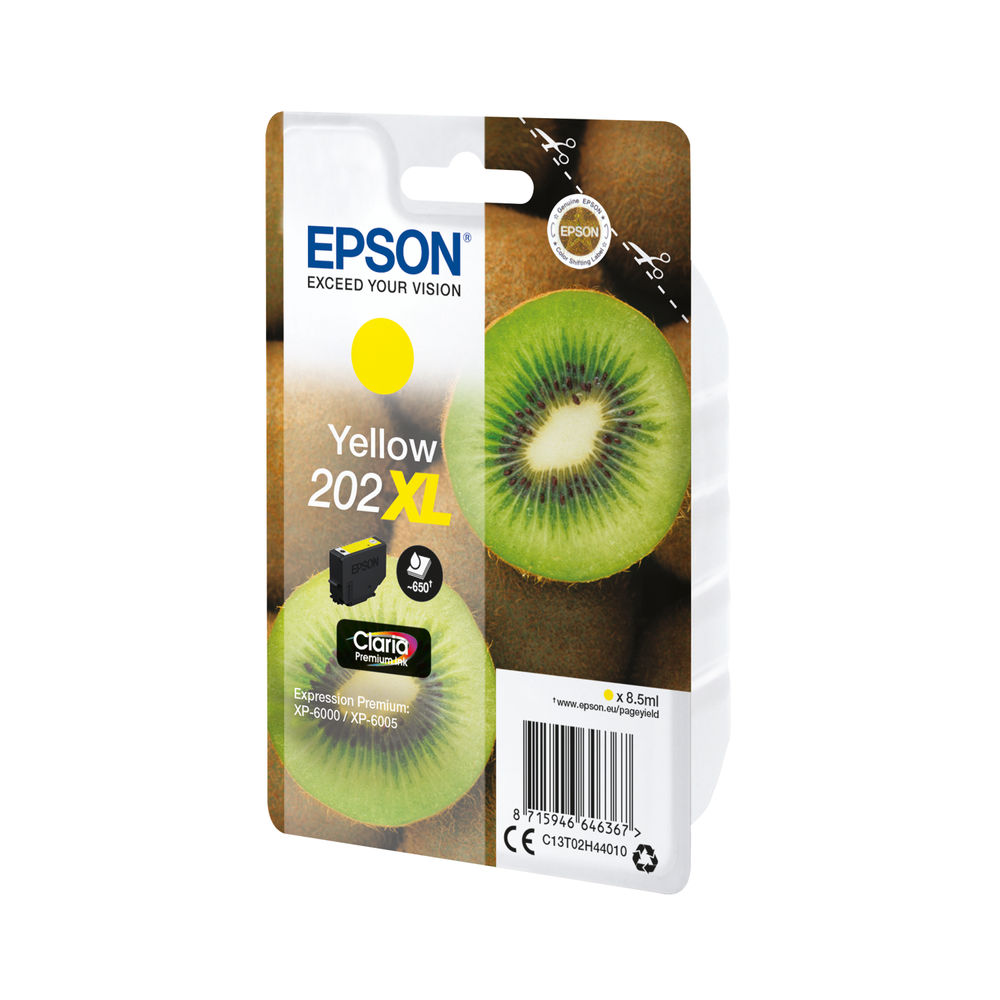 Epson 202XL High Capacity Yellow Ink Cartridge - C13T02H44010