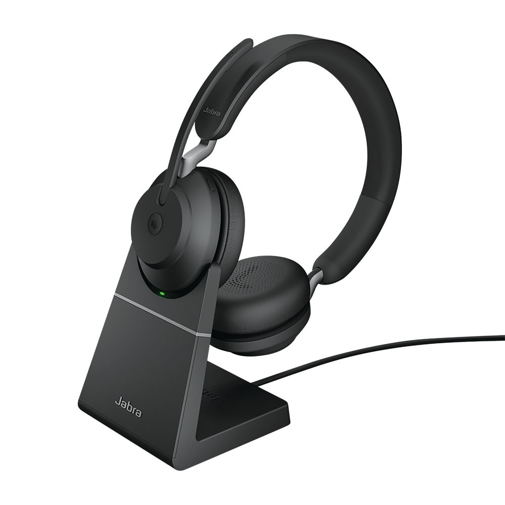 Jabra Evolve2 65 380a MS Stereo Headset Black