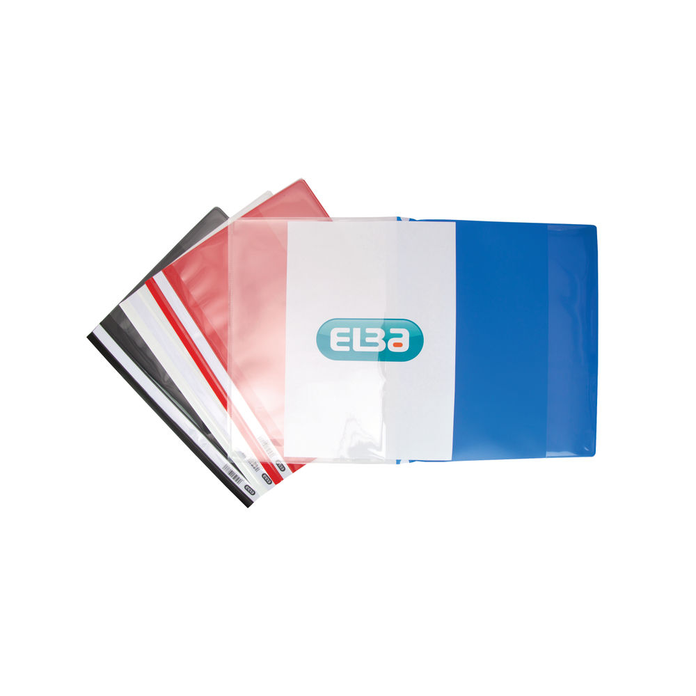 Elba Pocket Report File A4 Assorted (Pack of 25) 400055040