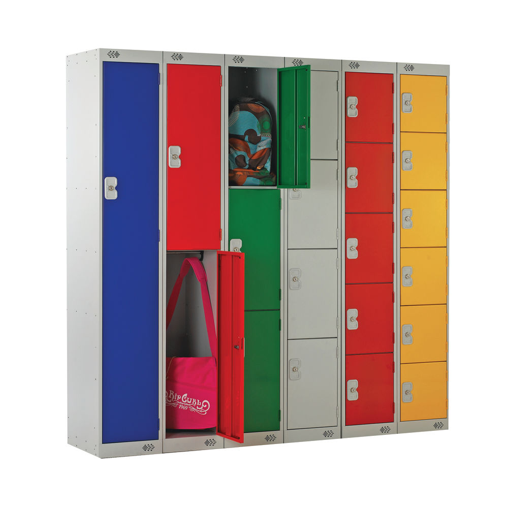 Two Compartment D450mm Dark Grey Locker