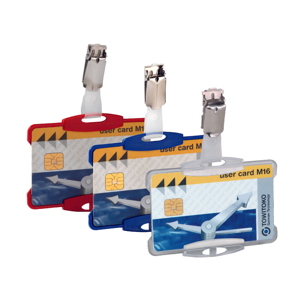 Durable Security Pass Holder Clear (25 Pack) 8118/19