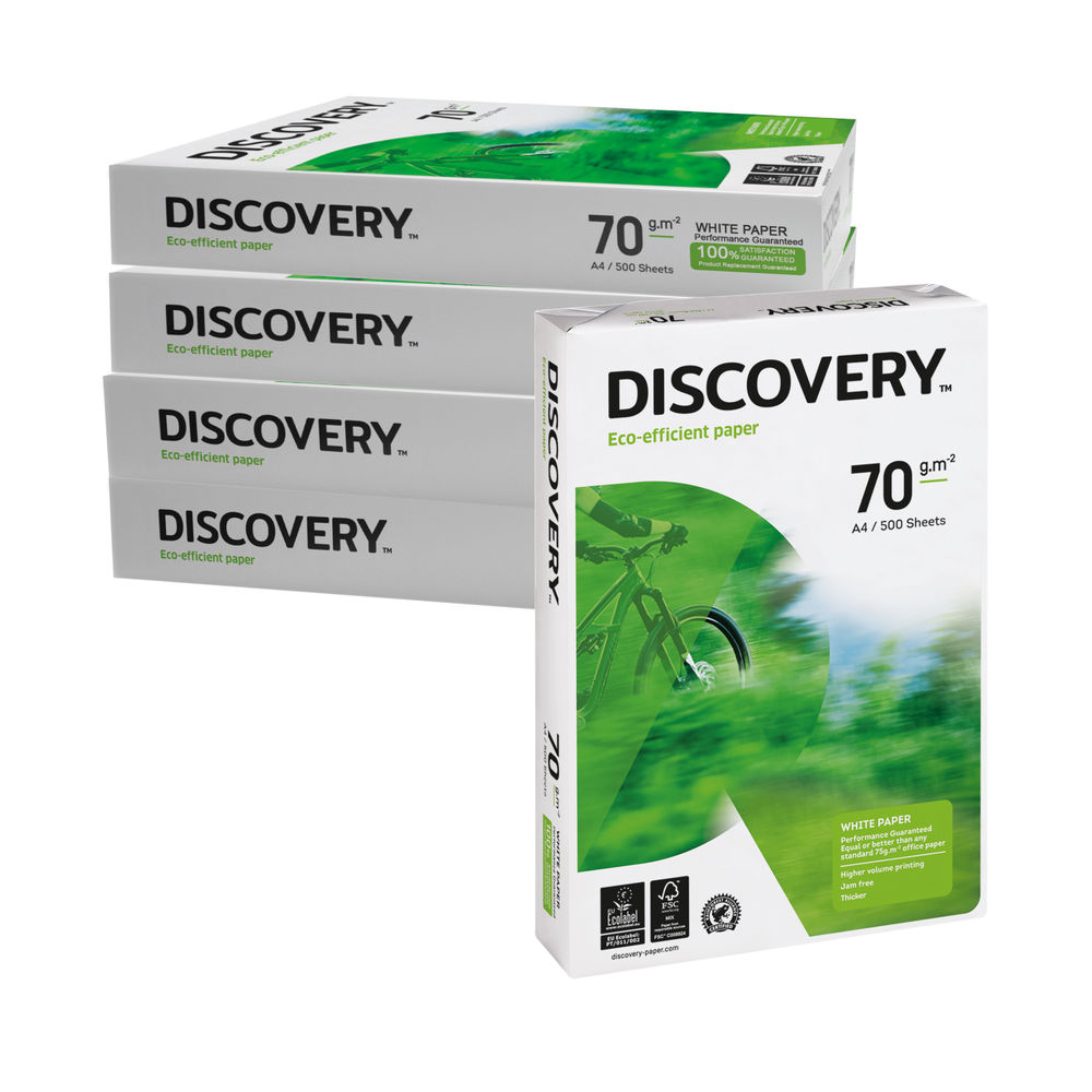 Discovery A4 70gsm White Paper (Pack of 2500)