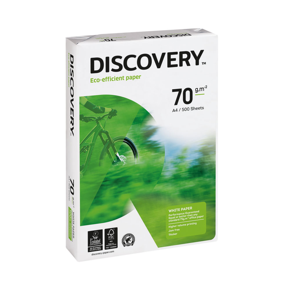 Discovery A4 White 70gsm Paper (Pack of 2500)