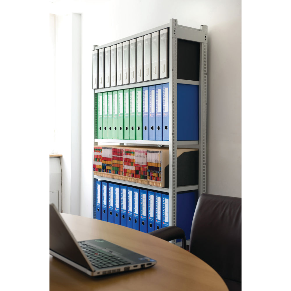 Bisley 1000x460mm Grey Shelving Starter Kit