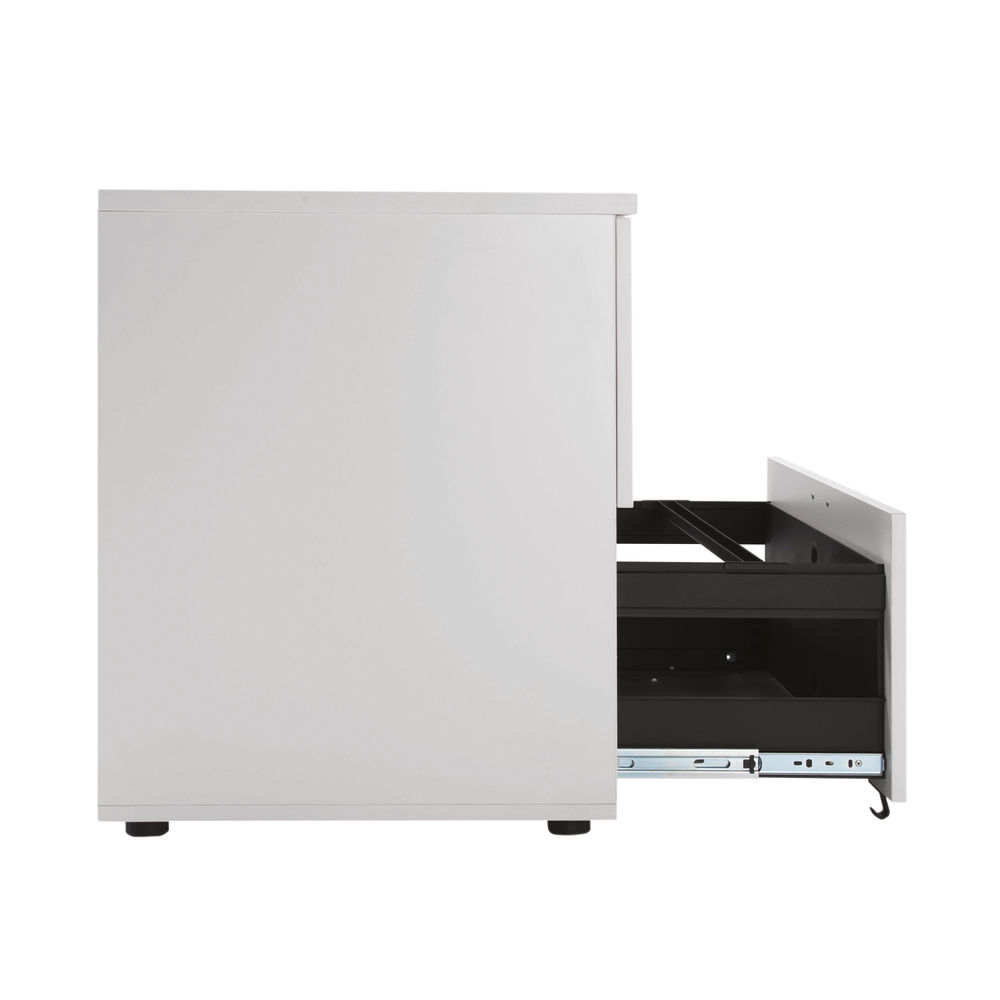 Jemini H730mm White 2 Drawer Side Filer