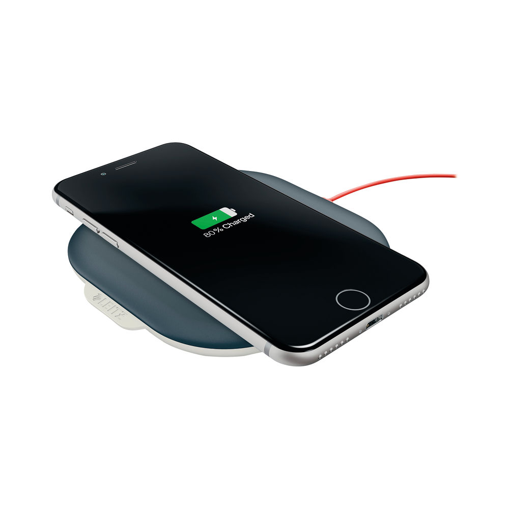 Leitz Cosy QI Wireless Charging Pad Velvet Grey