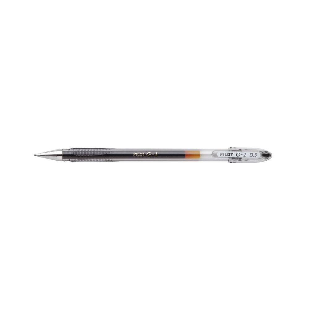 Pilot G1 Black Rollerball Gel Pens (Pack of 12) - G10501