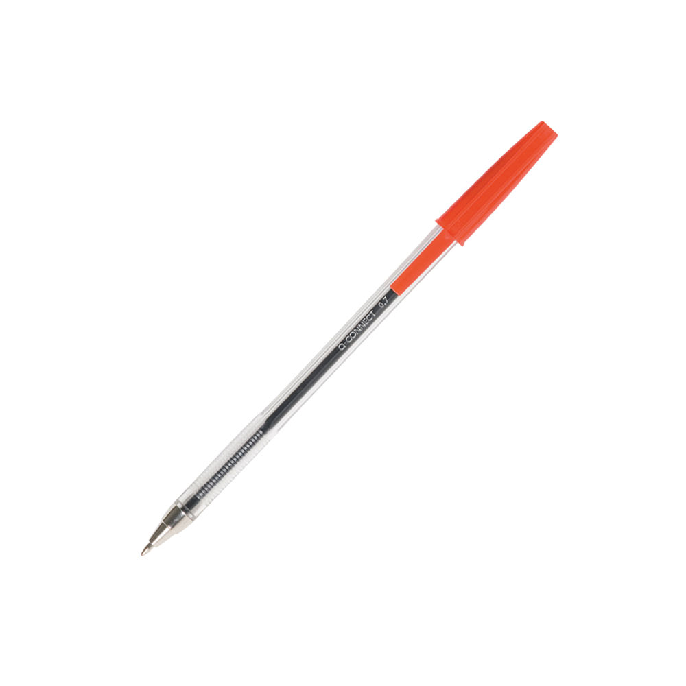 Q-Connect Ballpoint Pen Medium Red (Pack of 50) KF26041