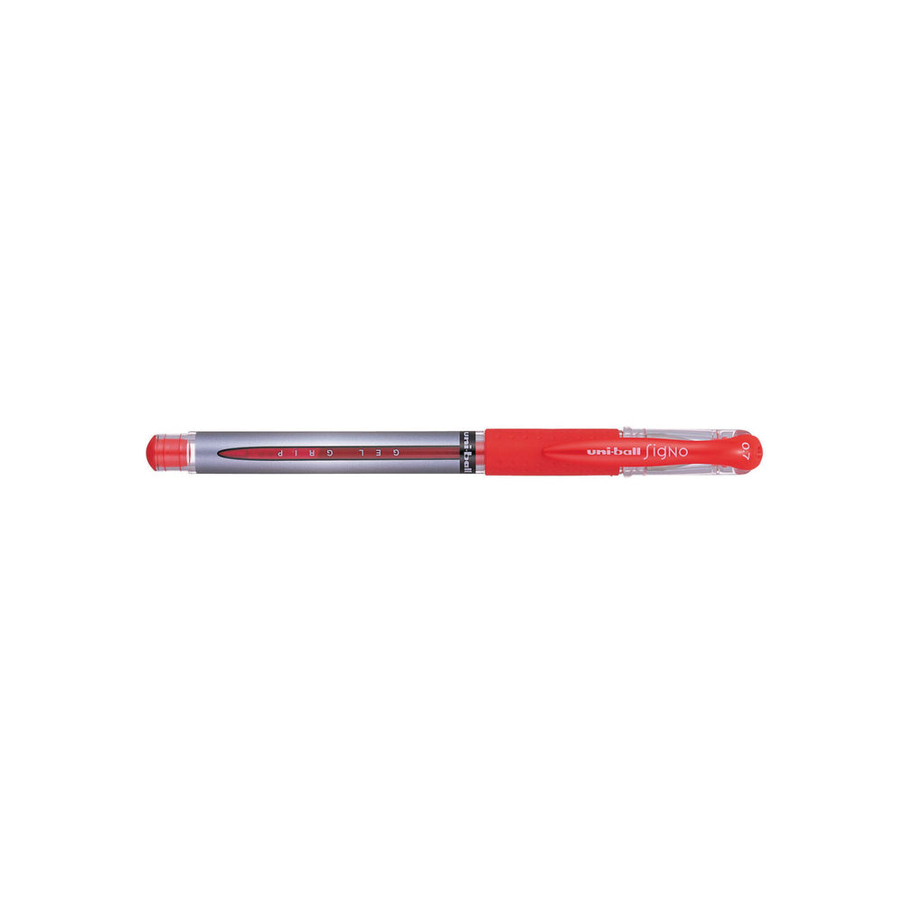 Uni-Ball Signo Gel Grip Rollerball Pen Red (Pack of 12) 9003952