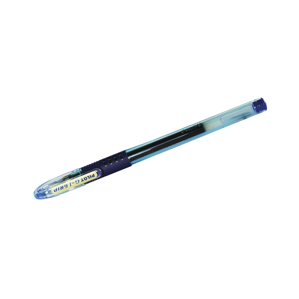 Pilot G1 Grip Gel Ink Rollerball Pen Blue (Pack of 12) BLGPG107-03