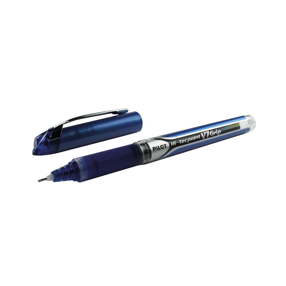  Pilot Hi-Tecpoint V5 Pen, Blue (Pack of 12) : Office Products