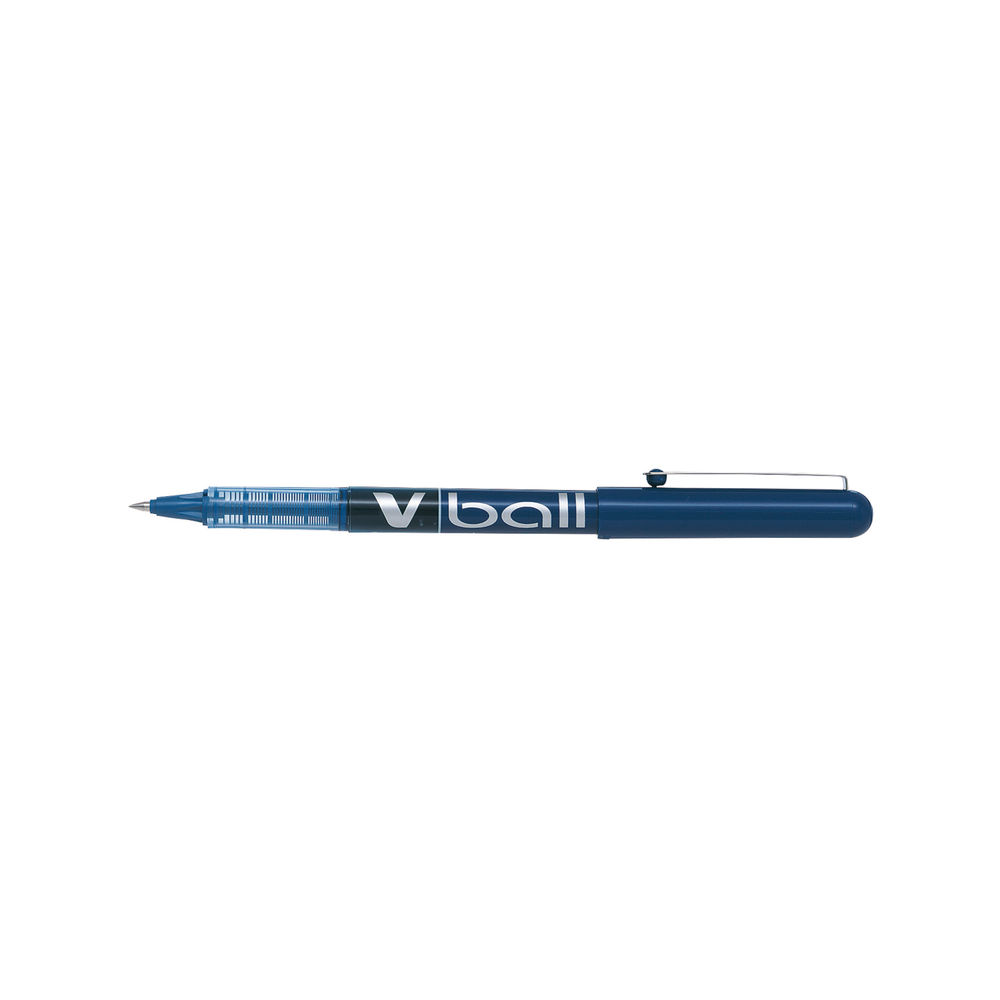 Pilot V-Ball Rollerball Pen Needle Fine Blue (Pack of 12) BLVB5-03