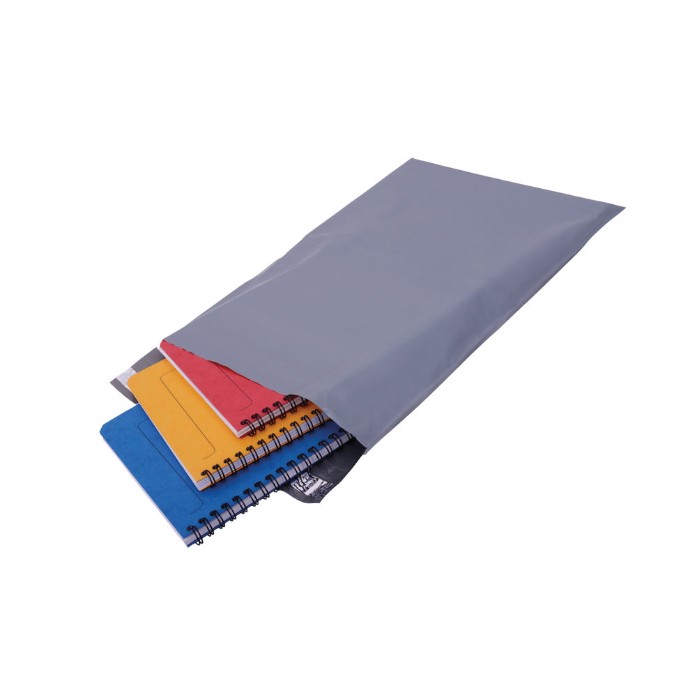 Grey Opaque Polythene Envelope 235 x 320mm, Pack of 500 - HF20220