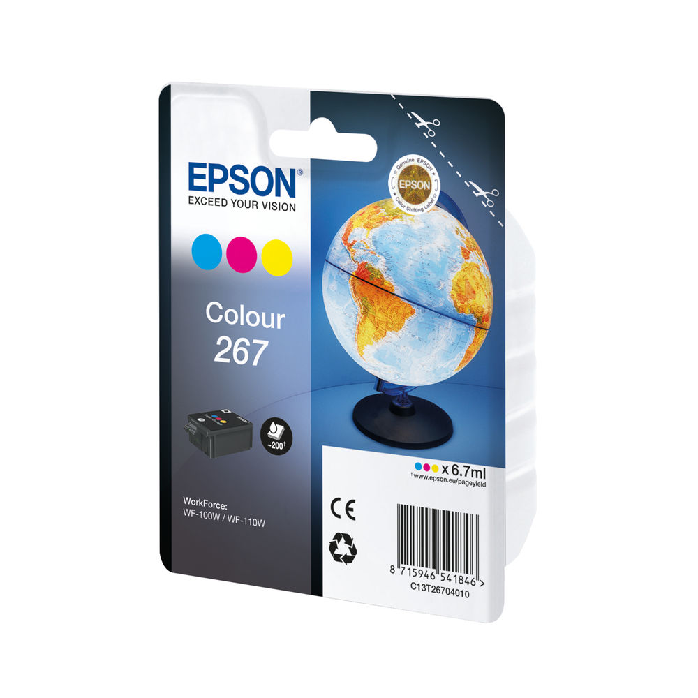 Epson 267 Colour Ink Cartridge - C13T26704010