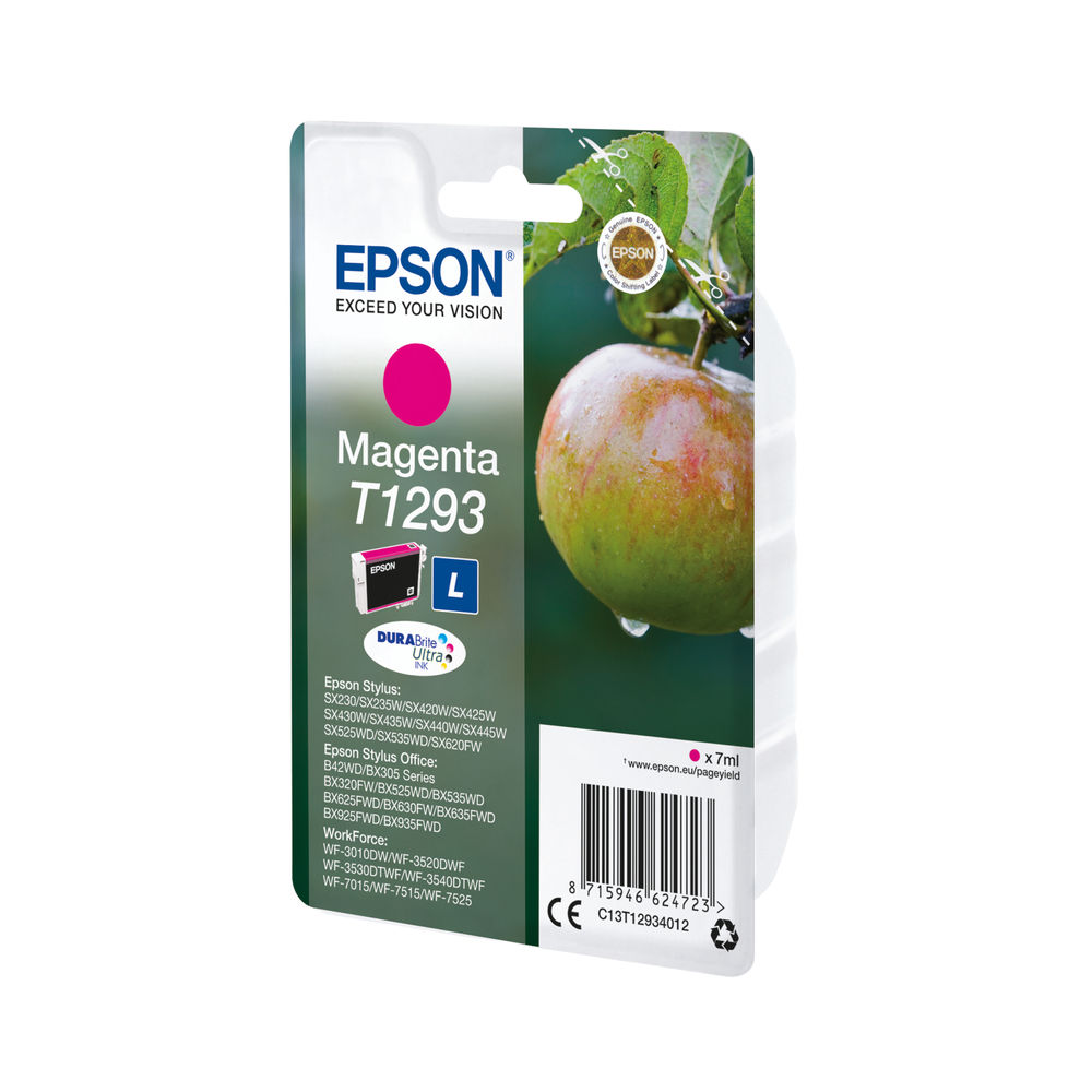 Epson T1293 Magenta Ink Cartridge - C13T12934012