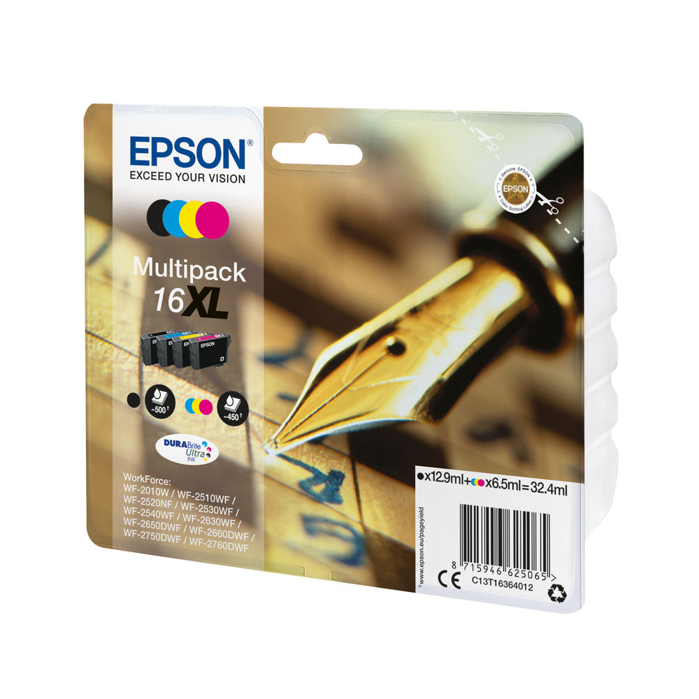 Epson 16XL Ink Cartridge Multipack - C13T16364012