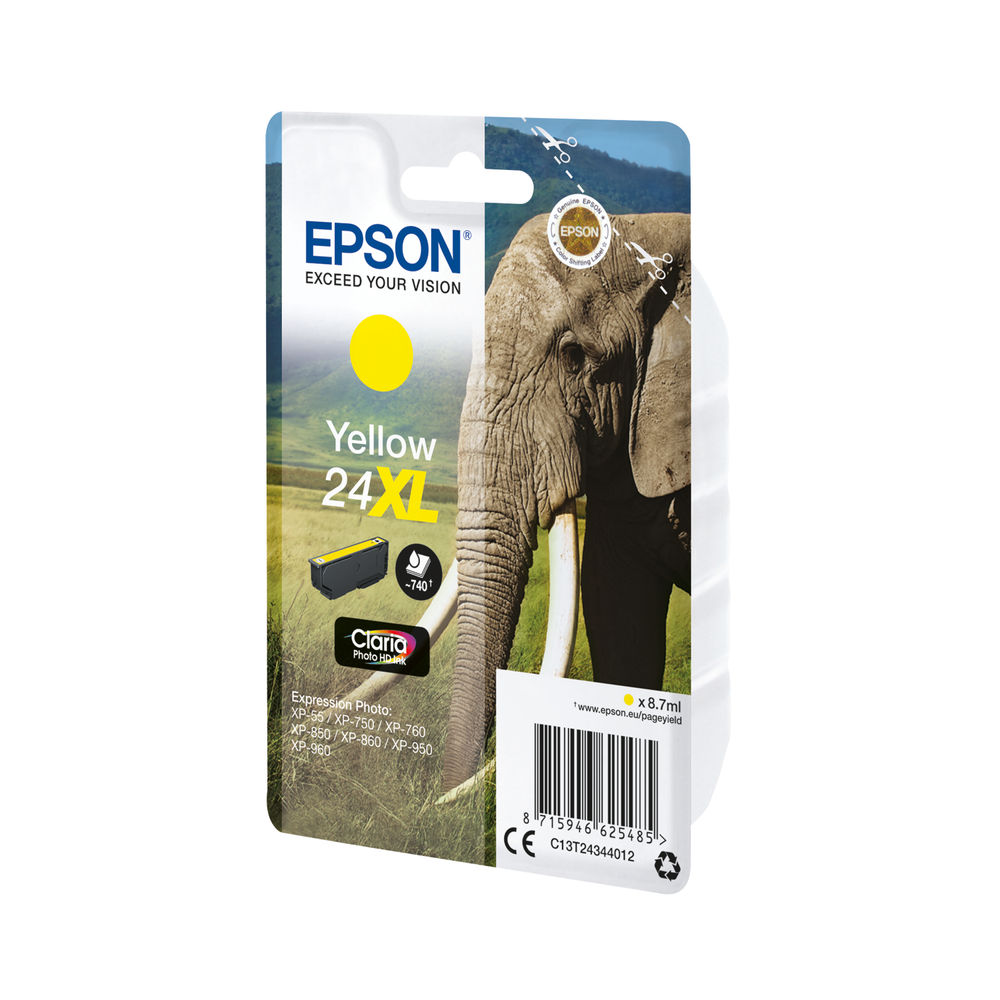 Epson 24XL Yellow Ink Cartridge - C13T24344012