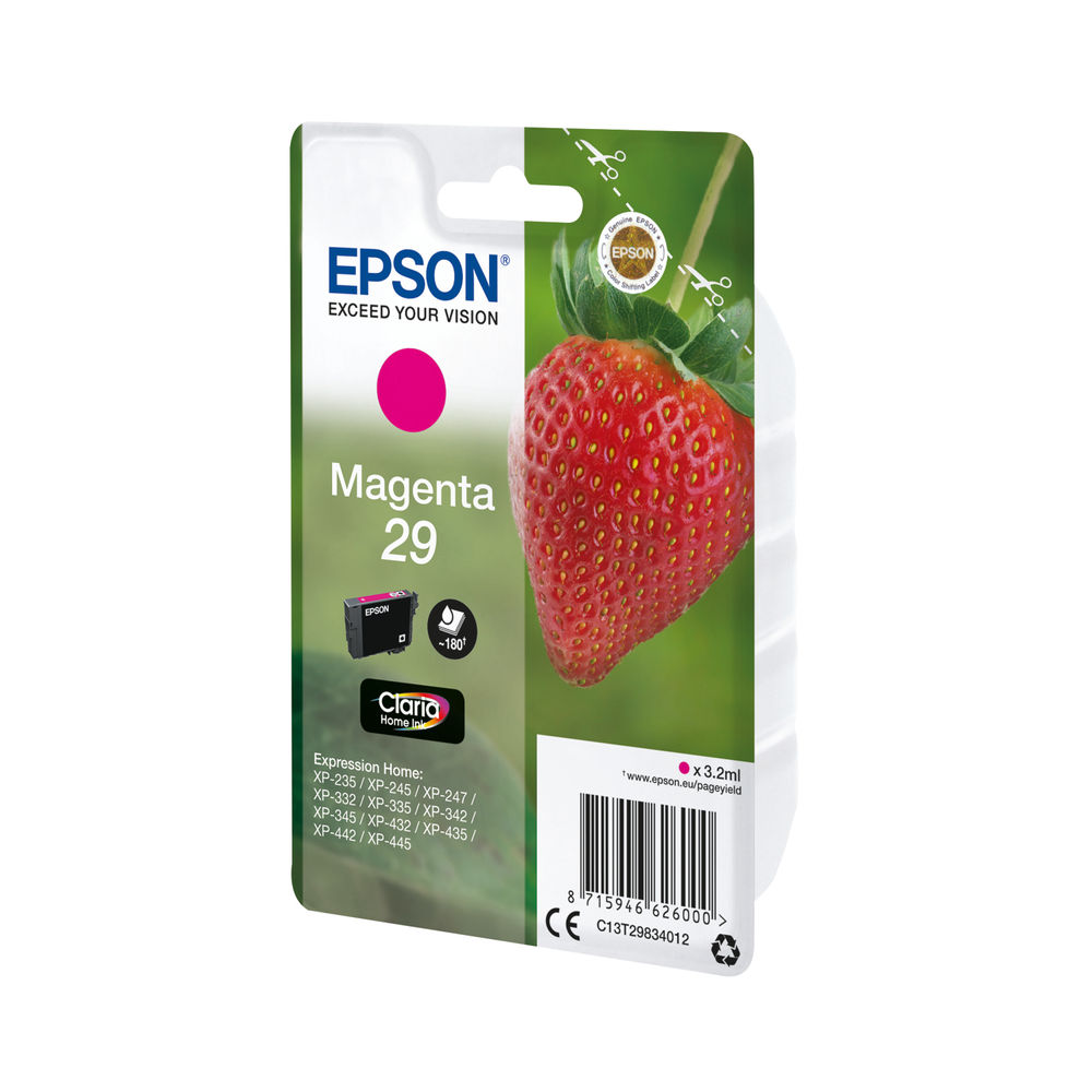 Epson 29 Magenta Ink Cartridge - C13T29834012