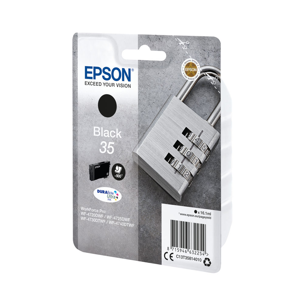 Epson 35 Black Ink Cartridge - C13T35814010