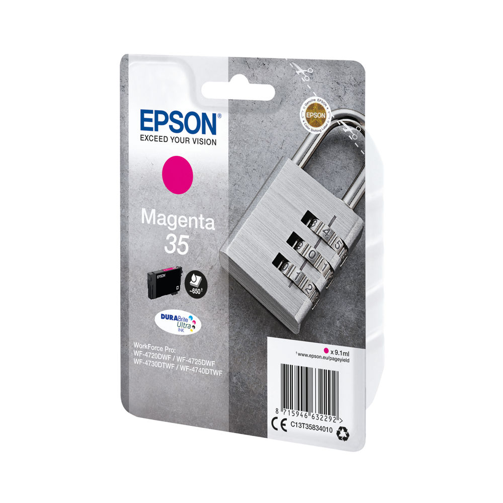 Epson 35 Magenta Ink Cartridge - C13T35834010