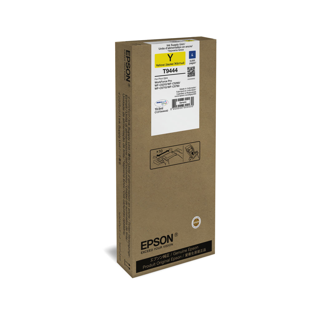 Epson T9444 Yellow Ink Supply Unit - C13T944440