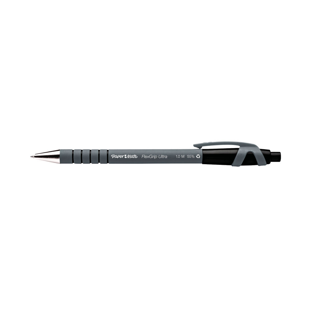 S0190393 Paper Mate  Paper Mate Black Ball Point Pen, 1 mm Tip