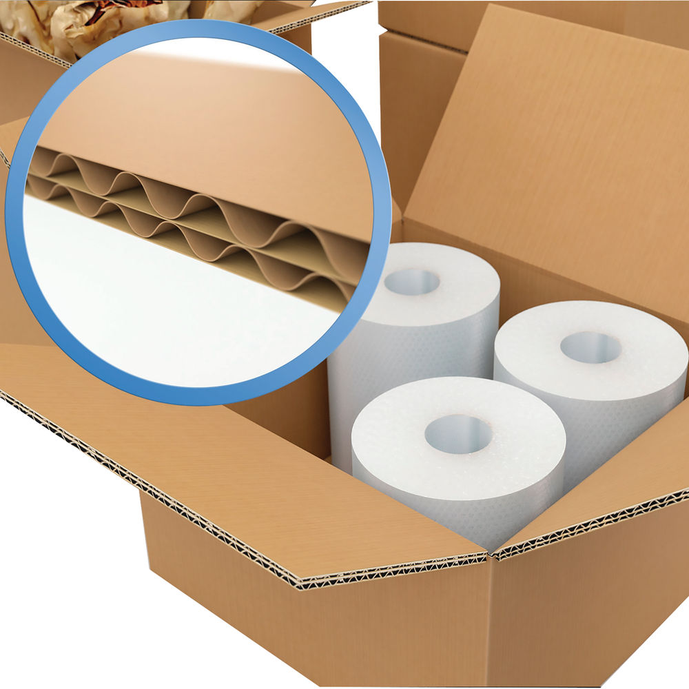 Double Wall 457mm x 457mm x 305mm Cardboard Boxes, Pack of 15 - 59189