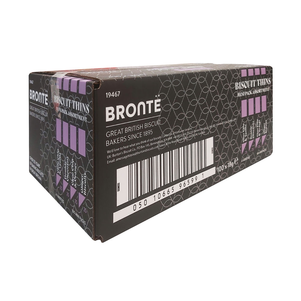 Cafe Bronte Twin Mini Variety Biscuits (Pack of 100)