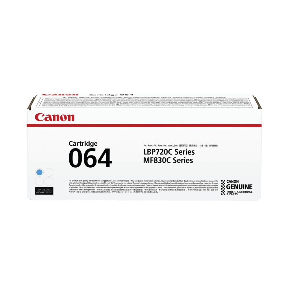 Canon 064 Toner Cartridge Cyan 4935C001