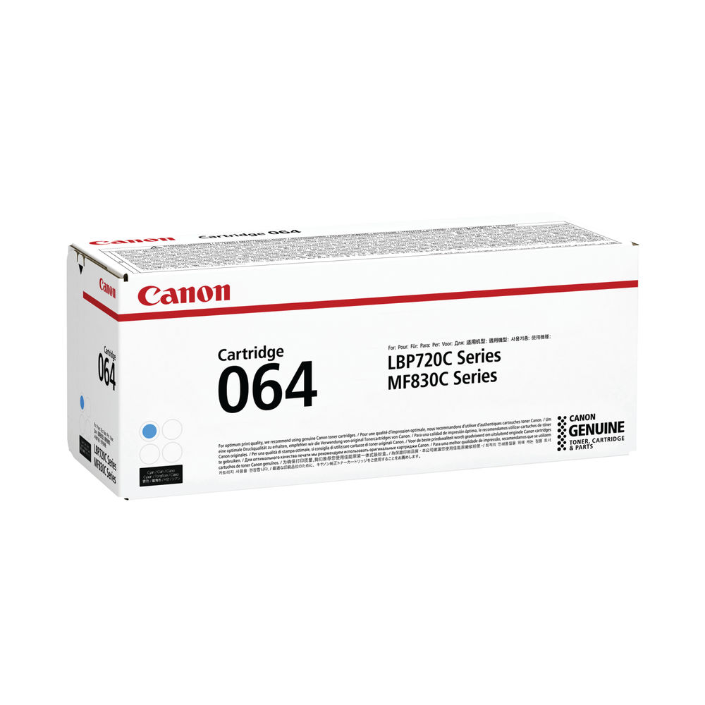 Canon 064 Cyan Laser Toner Cartridge - 4935C001