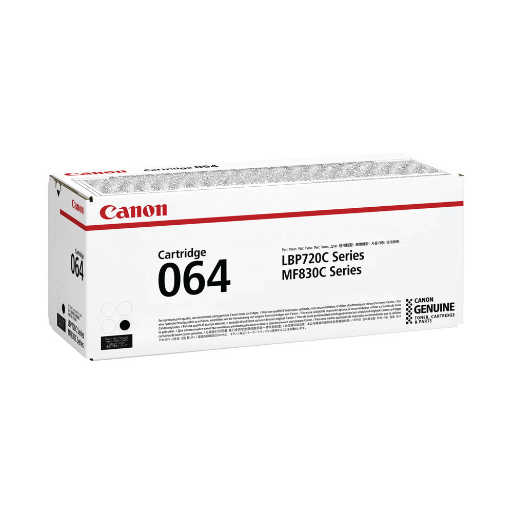 Canon 064 Black Laser Toner Cartridge - 4937C001