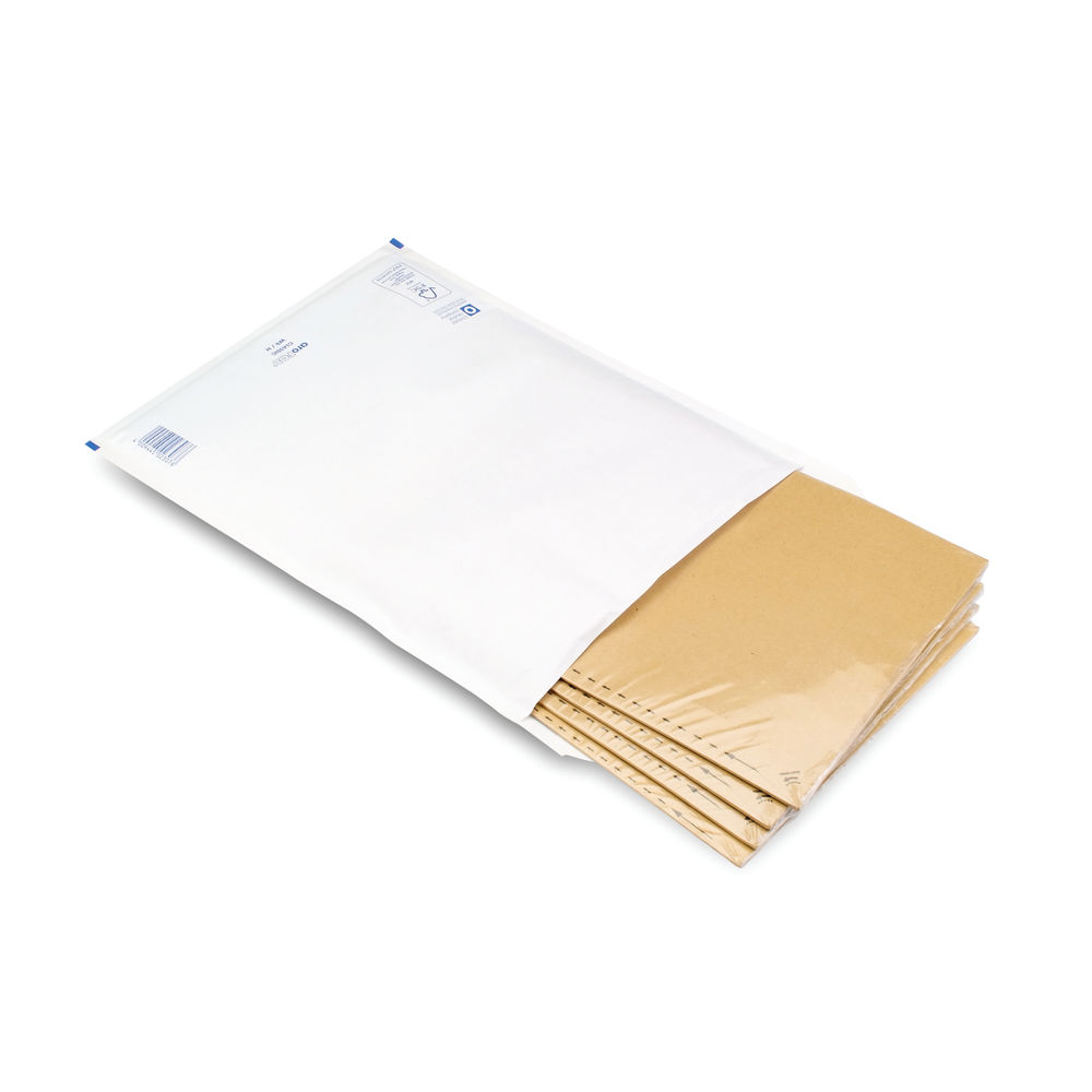 Bubble Lined Size 8 White Envelope (Pack of 100)