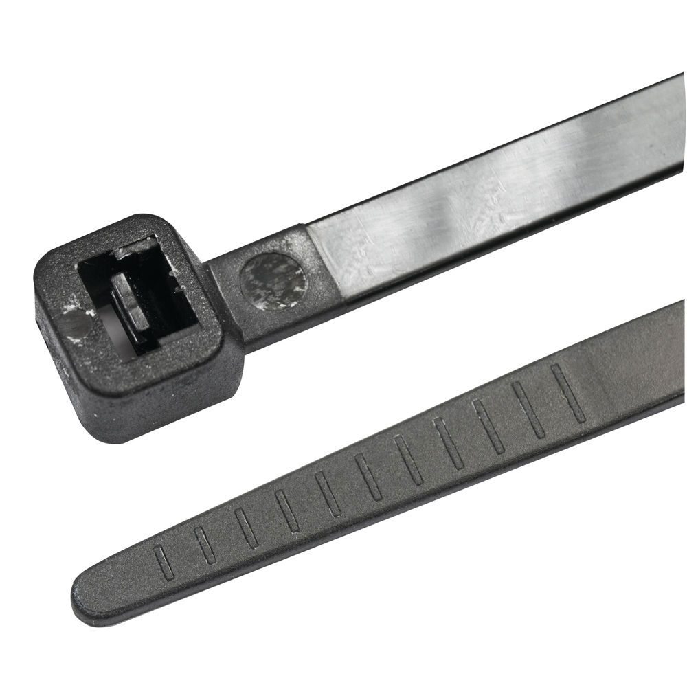 Avery 370 x 4.8mm Black Cable Ties (Pack of 100)