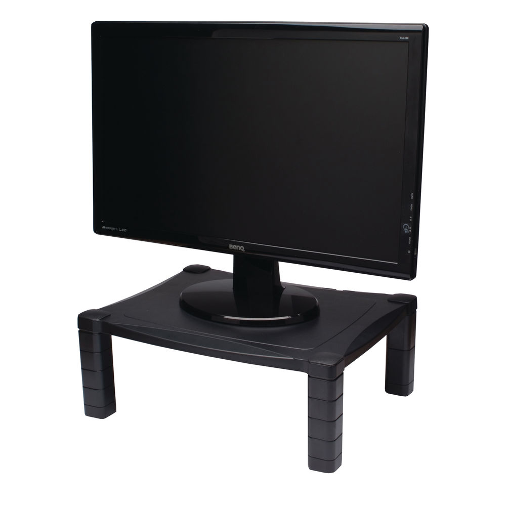 Contour Ergonomics Black Monitor Stand