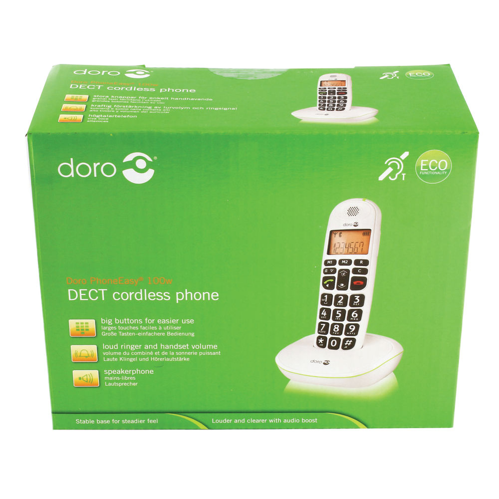 Doro White DECT Cordless Telephone