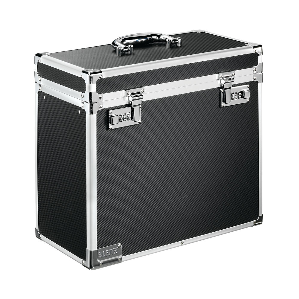 Leitz Foolscap Black Mobile Filing Case