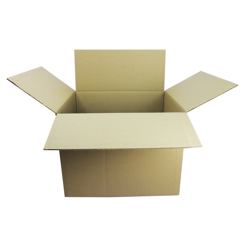 Double Wall 457x457x457mm Corrugated Cardboard Boxes (Pack of 15)