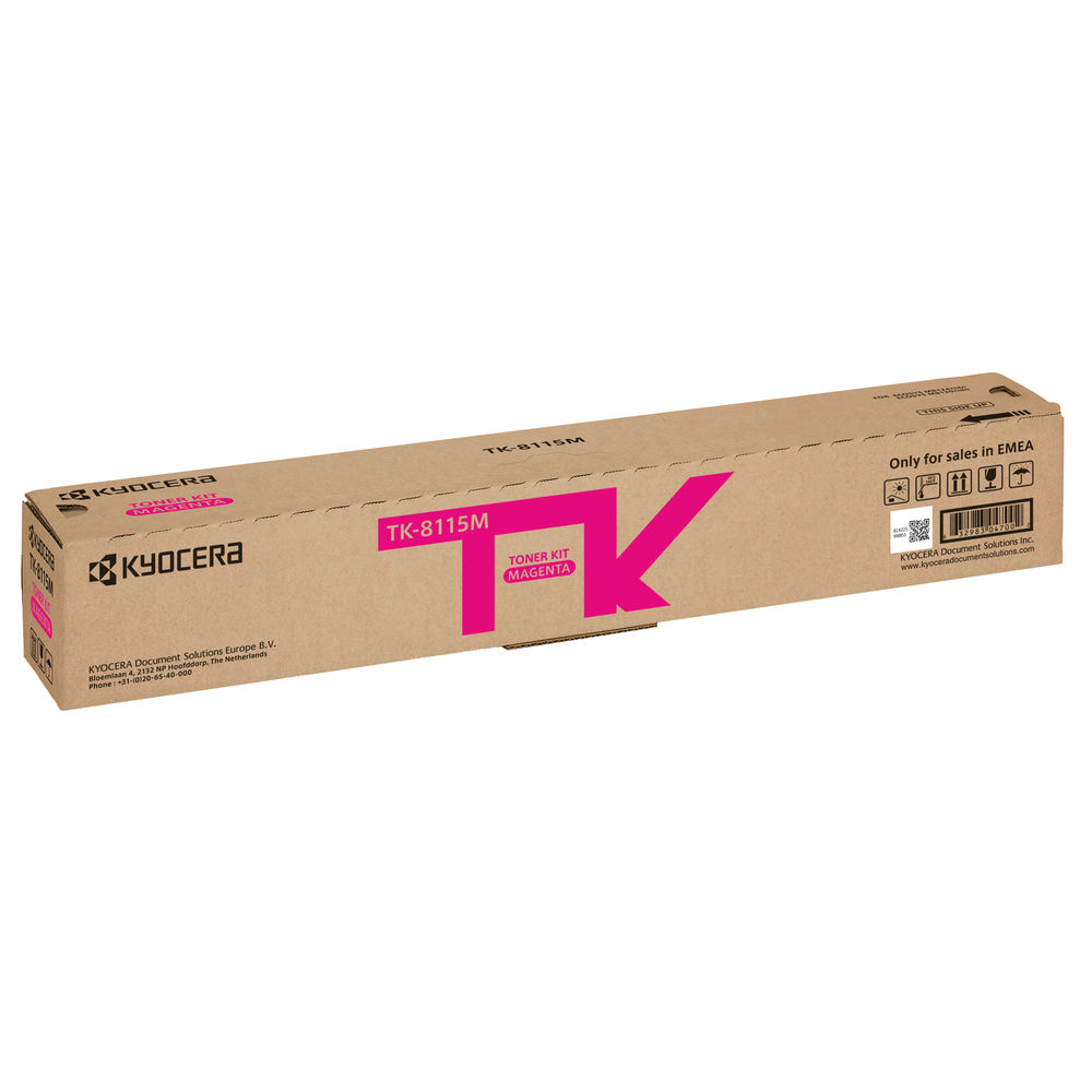 Kyocera TK-8115 Magenta Toner Kit - TK8115M